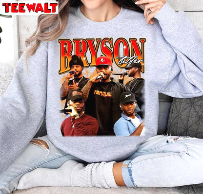 Bryson Tiller Groovy Shirt, New Rare Long Sleeve Gift For Men