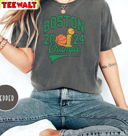 Boston Basketball Champions 2024 T Shirt, Creative Boston Celtics