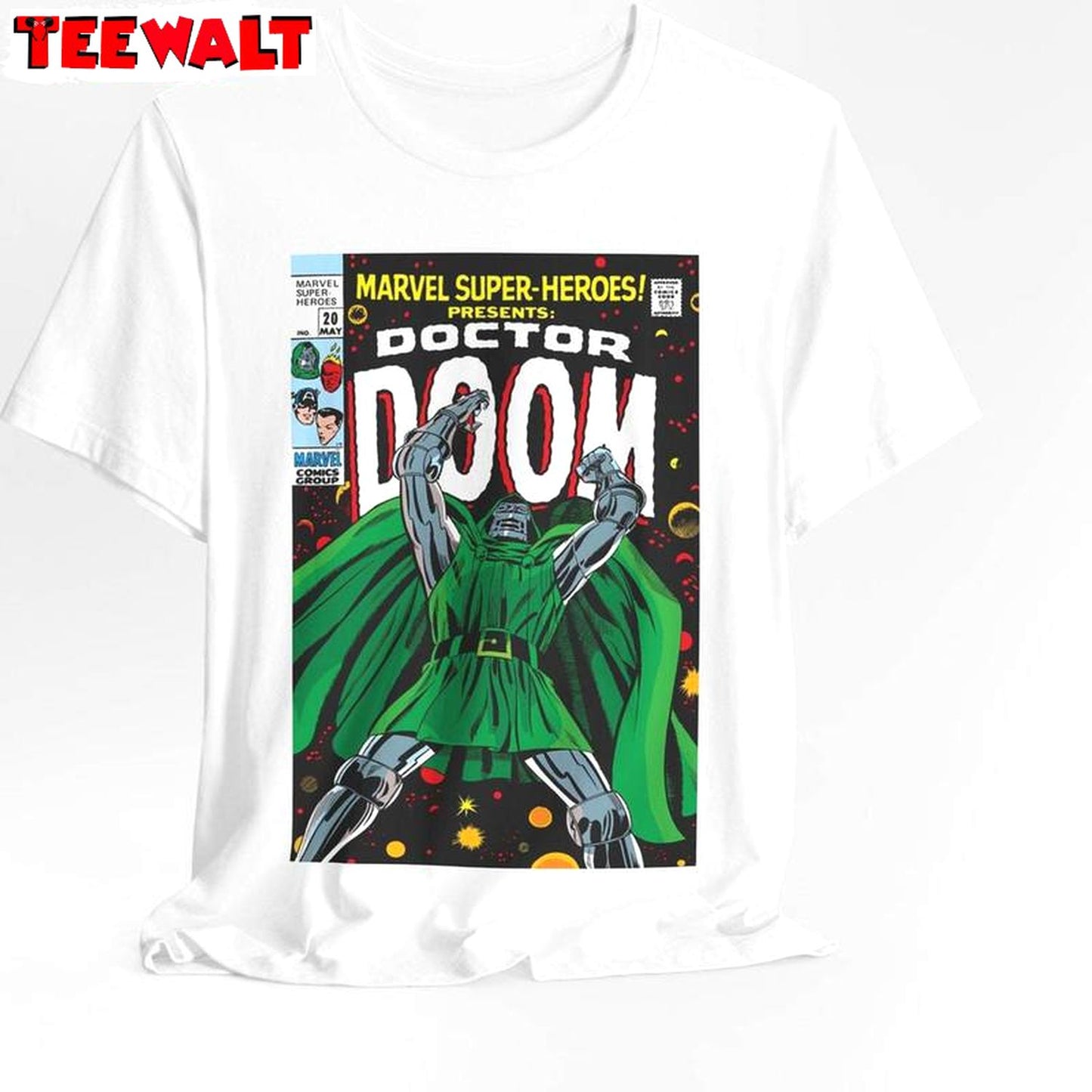 90s Dr Doom Shirt, Vintage Crewneck Hoodie