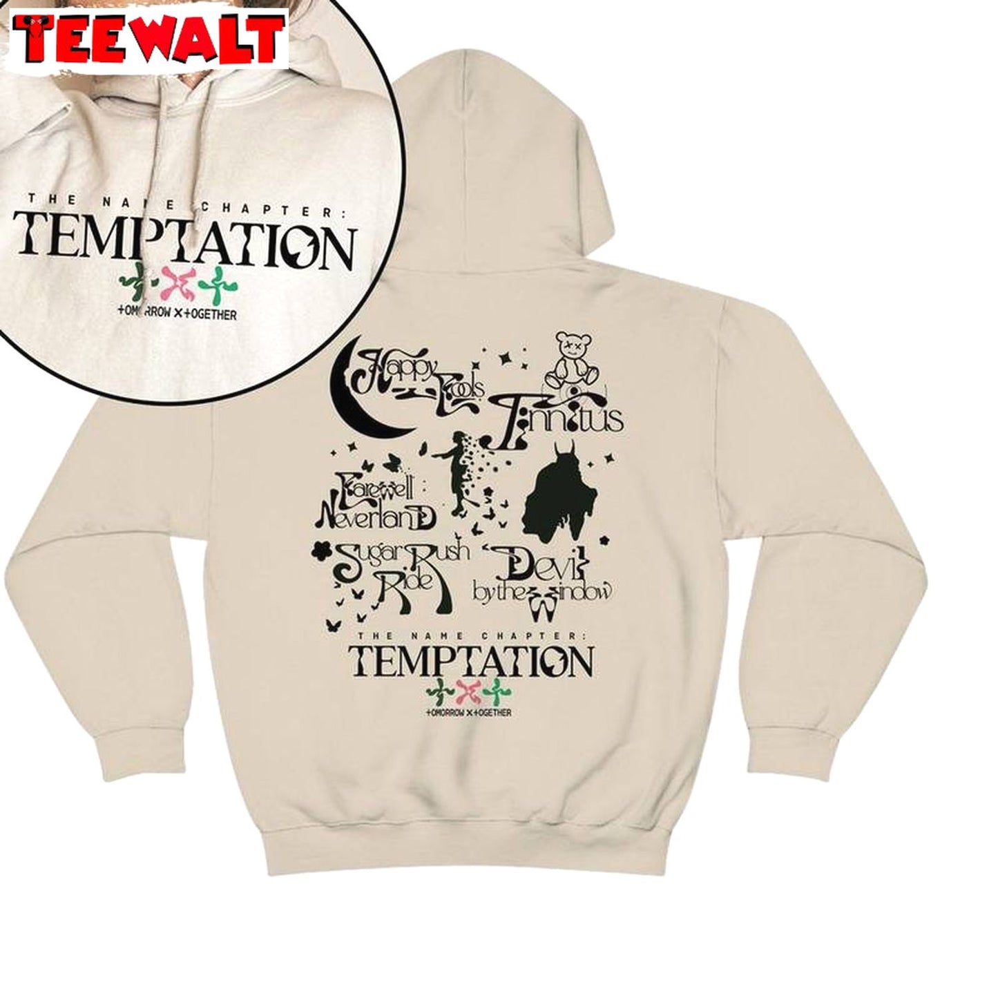 Fantastic Txt Temptation Sweatshirt, The Name Chapter Temptation Crewneck Long Sleeve