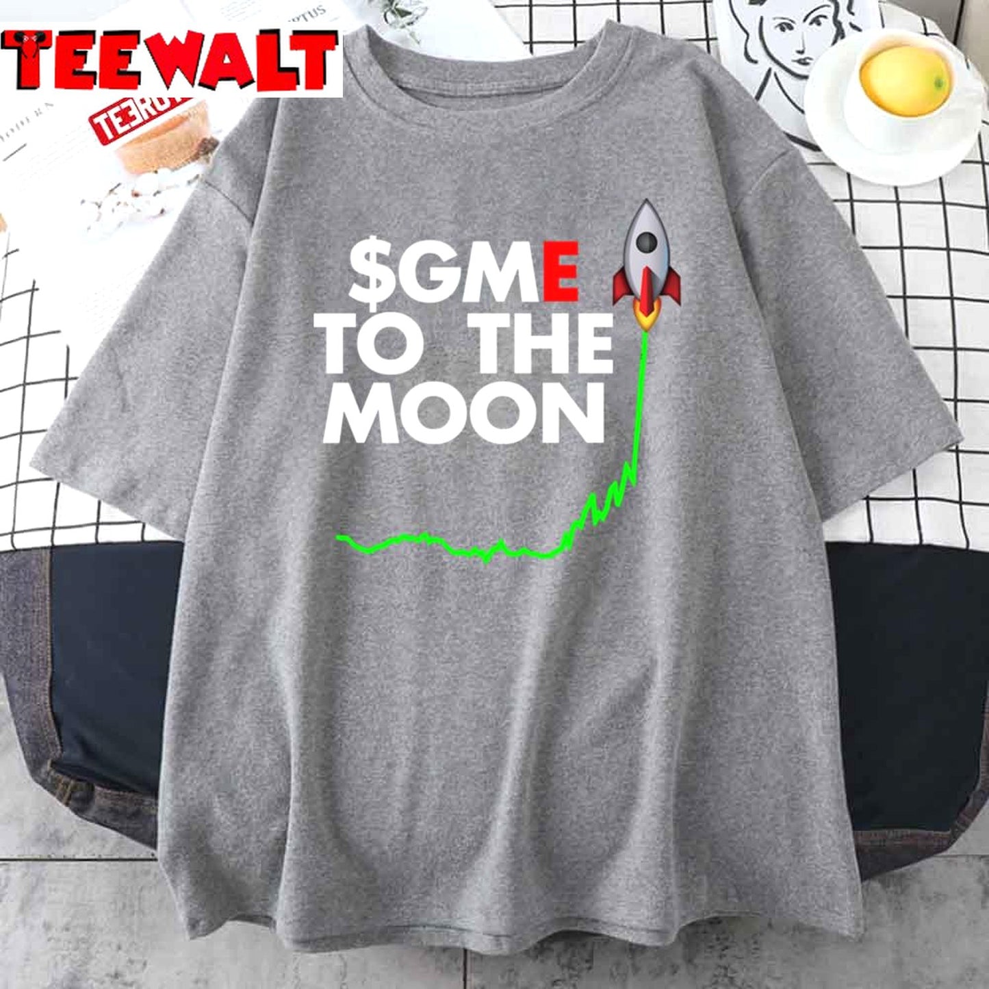 Gamestop Stock $gme To The Moon Unisex T-Shirt