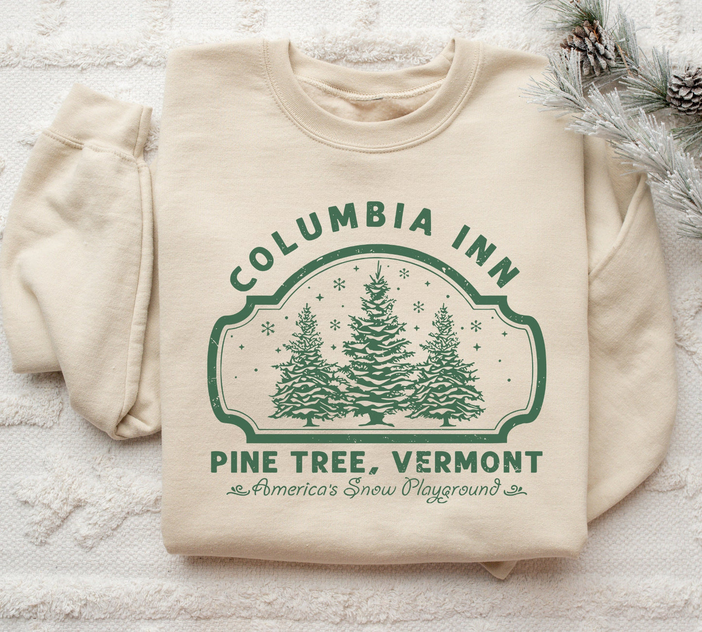 Columbia Inn Vermont Christmas Sweatshirt