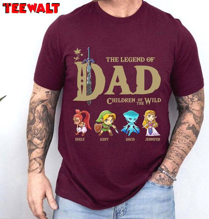 New Rare The Legend Of Dad Shirt, Comfort Breath Of The Wild Sweatshirt Unisex Hoodie