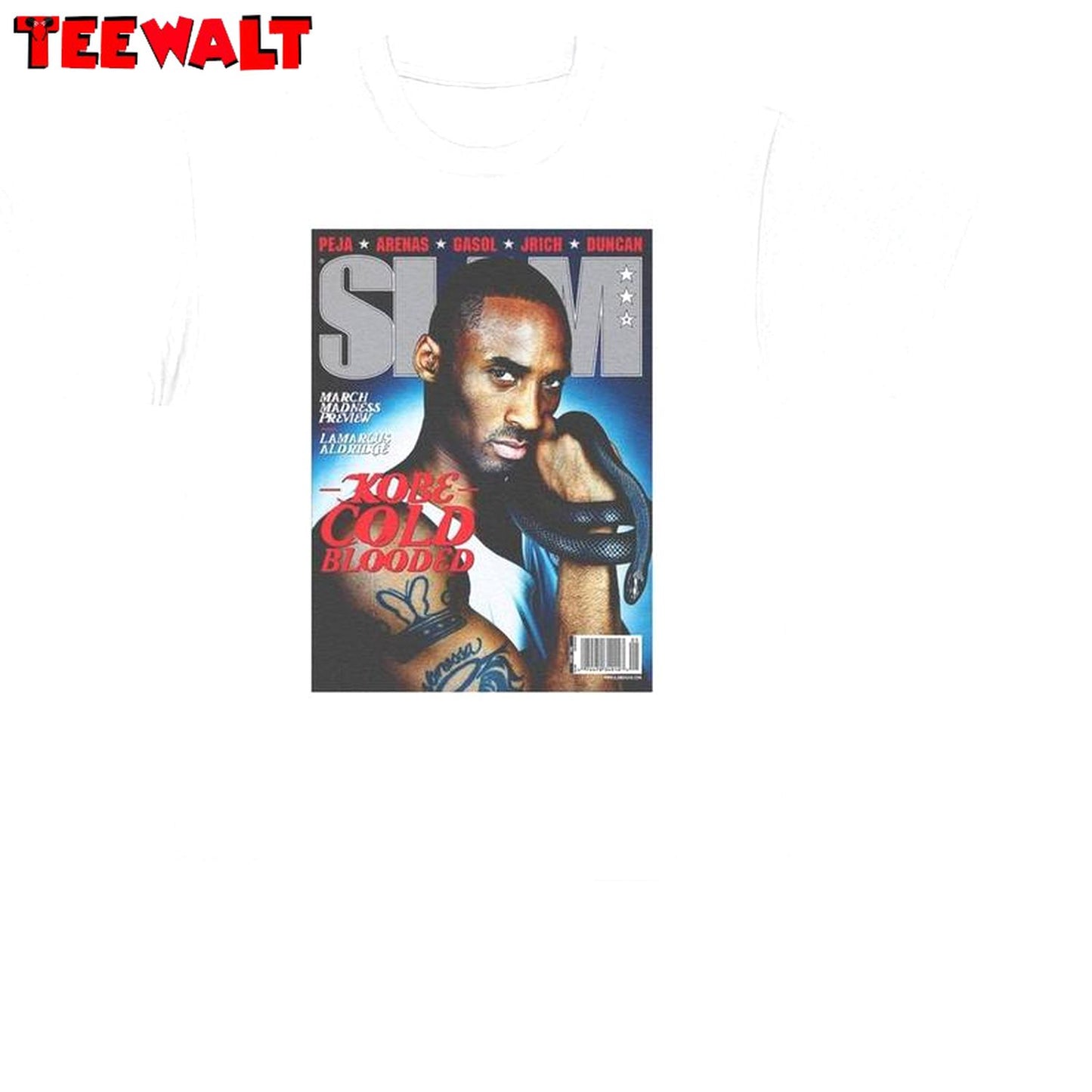 Cool Design Kobe Bryant Shirt, Trendy Slam Cover Unisex Hoodie Crewneck