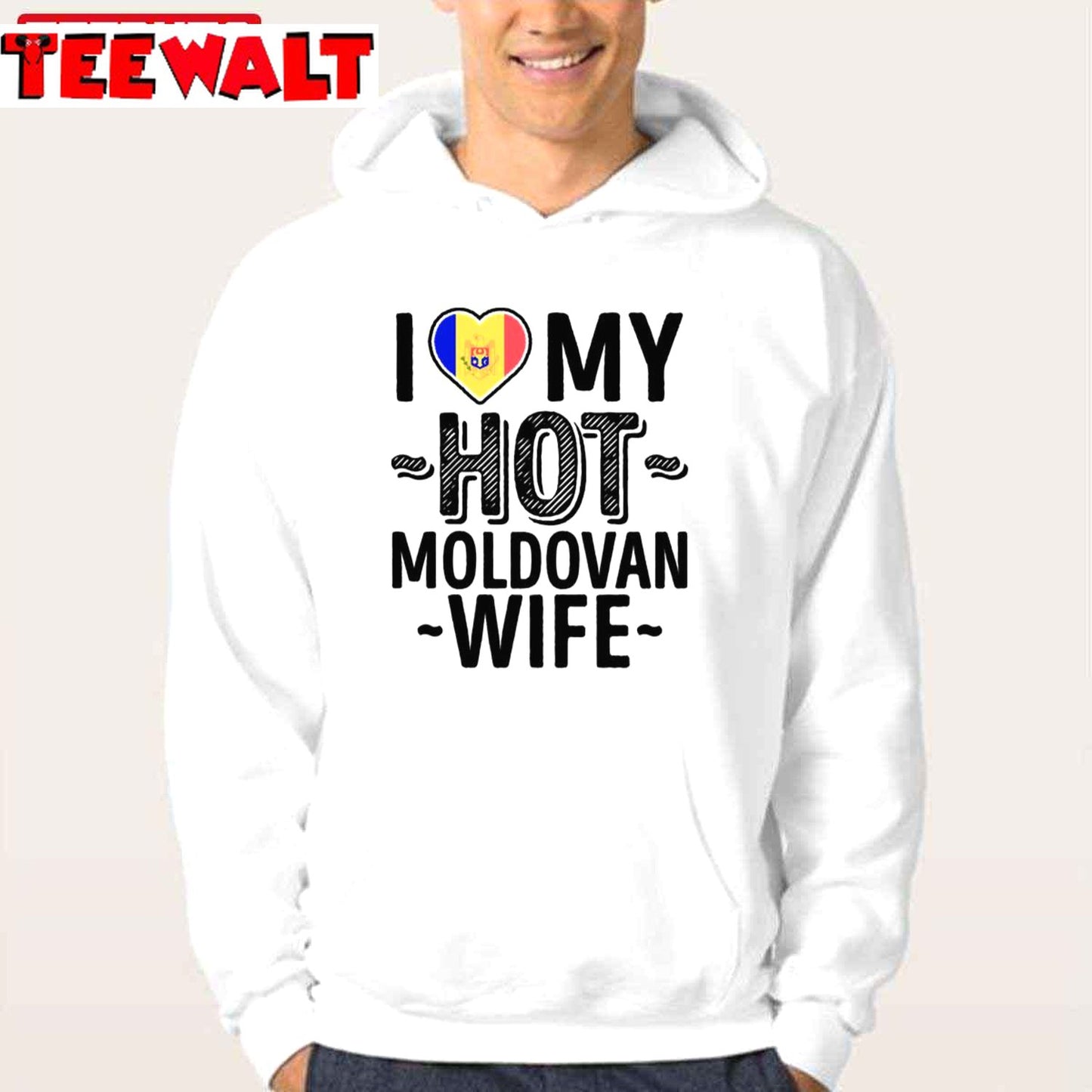 I Love My Hot Moldovan Wife Unisex T-Shirt