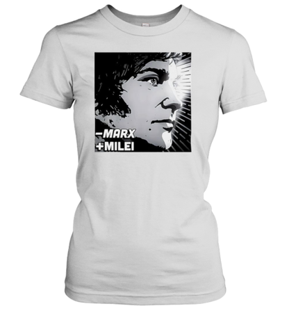 Less Marx Milei Icon Of Liberty T-Shirt