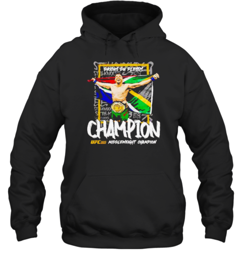 Dricus Du Plessis UFC 305 Champion T-Shirt