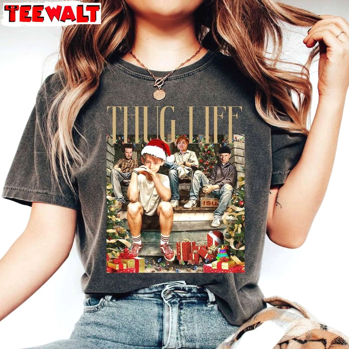 Thug Life Christmas Home Alone Movie Sweatshirt, Gift For Him , For Her, Tee, Merch