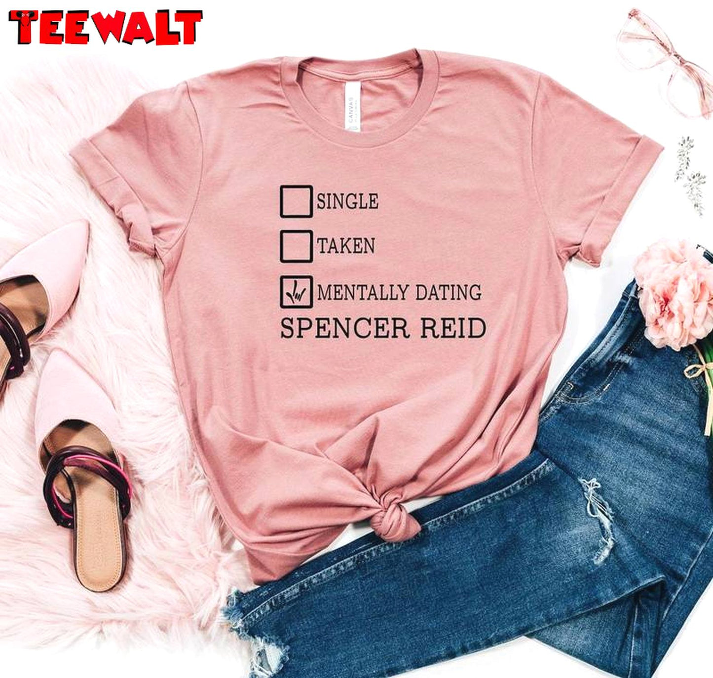 New Rare Mentally Dating Spencer Reid Sweatshirt , Comfort Spencer Reid