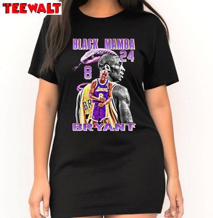 Kobe Bryant Limited Shirt, Cool Design Basketball Crewneck Long Sleeve