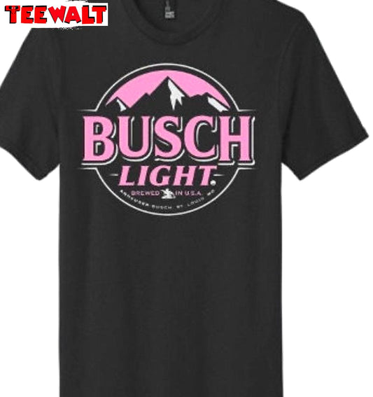 Cool Design Red White And Busch Light Shirt, Creative Sweatshirt Unisex Hoodie For Fans