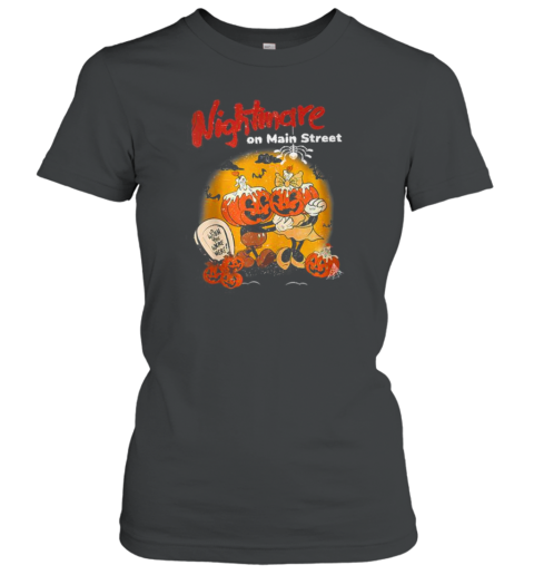 Halloween Pumpkin Mainstreet Vintage On Head Nightmare T-Shirt