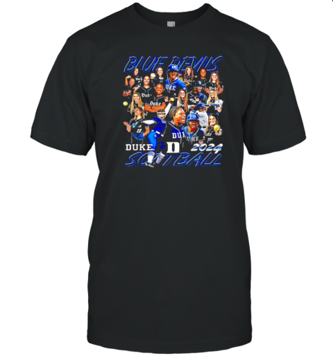 2024 Duke Blue Devils Softball Team T-Shirt