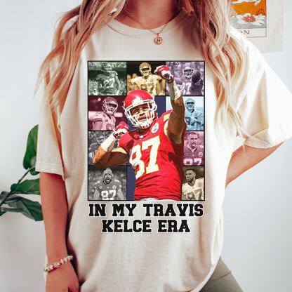 Travis Kelce Shirt - Kansas City Football Jersey, Comfort Colors Sweatshirt