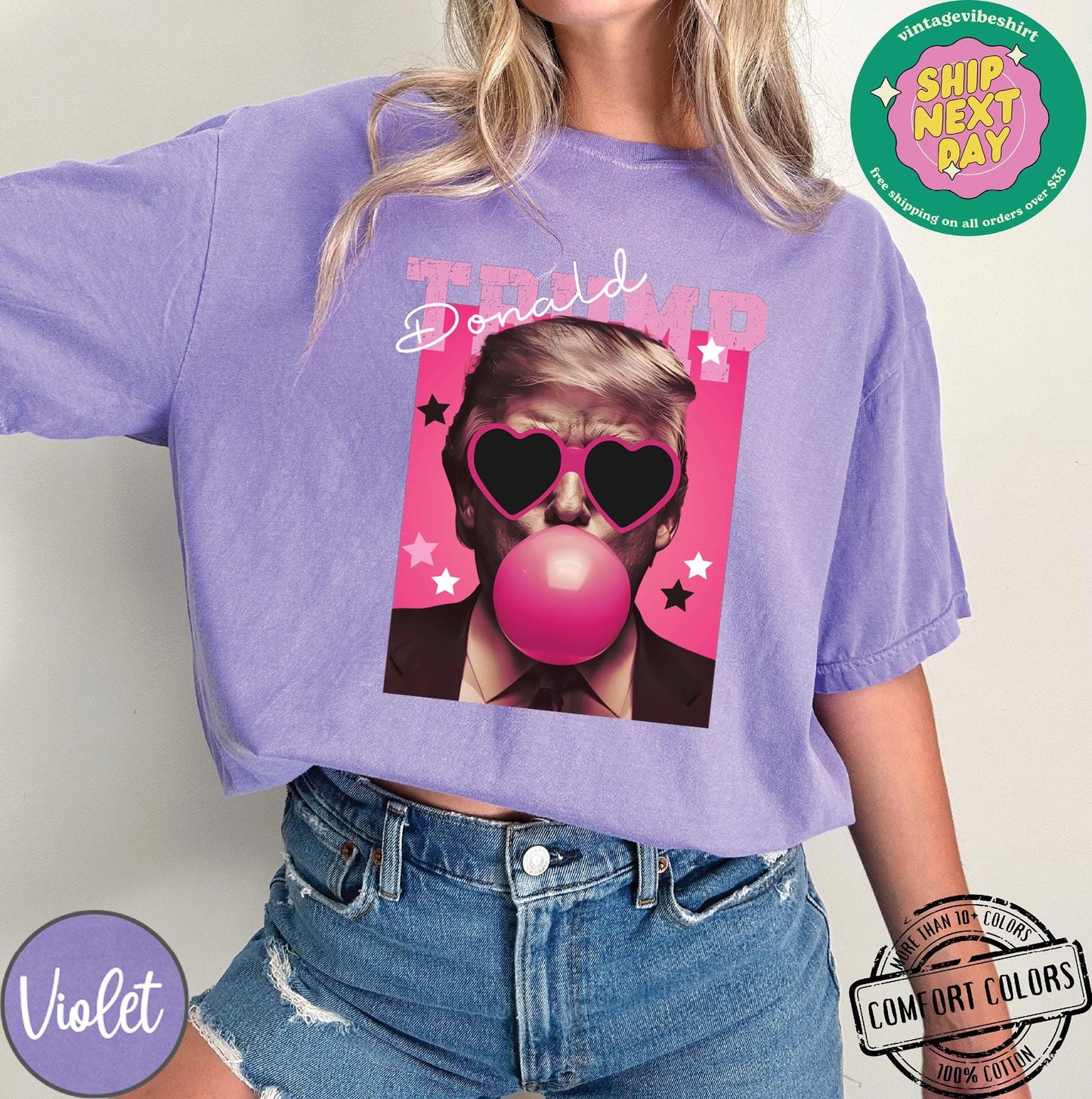 Trump Bubble Gum Shirt