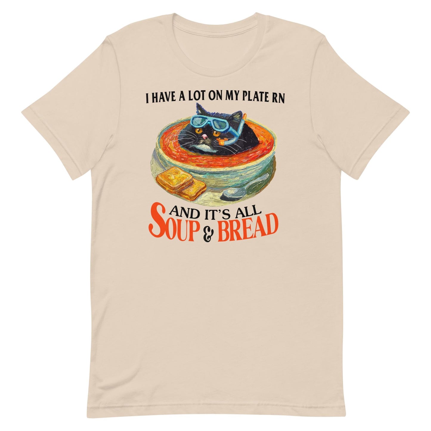 Soup And Bread T-Shirt For Comfort & Style Unisex Design