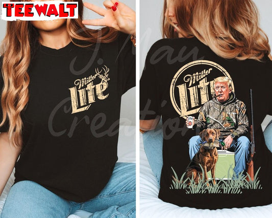 Hunting Trump Gun T Shirt, For Family