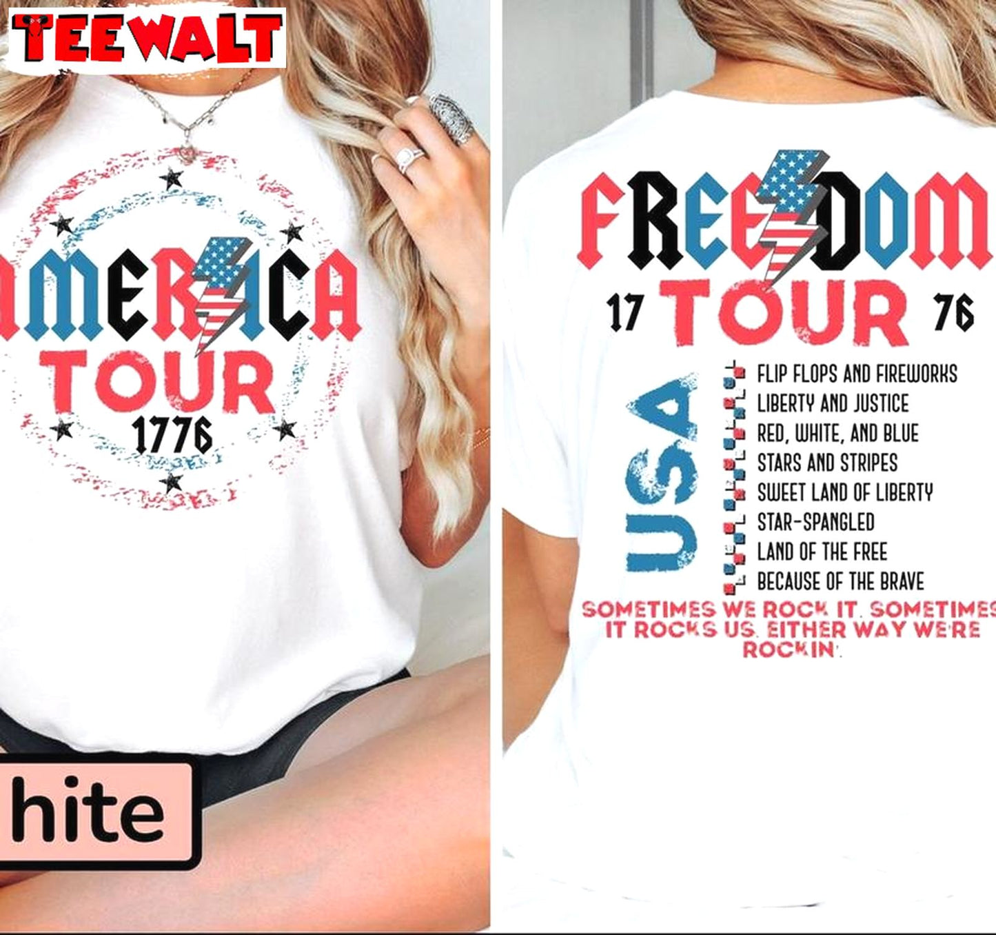 1776 Independence Day Inspirational Sweatshirt , Comfort America Tour