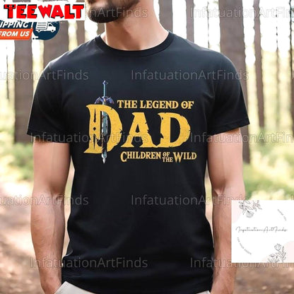 New Dad Hoodie, Groovy The Legend Of Dad Children Of The Wild Shirt Sweater