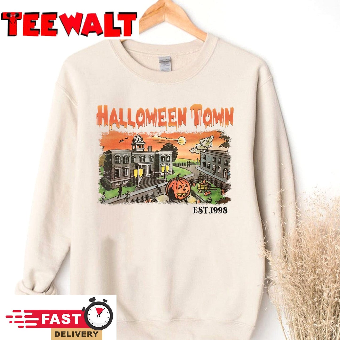 Halloween Town EST 1998 Halloween Party Cute Halloween T-Shirt