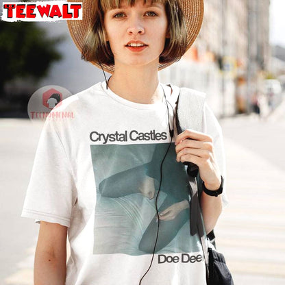 Cool Design Doe Deer Song Crewneck, Creative Crystal Castles