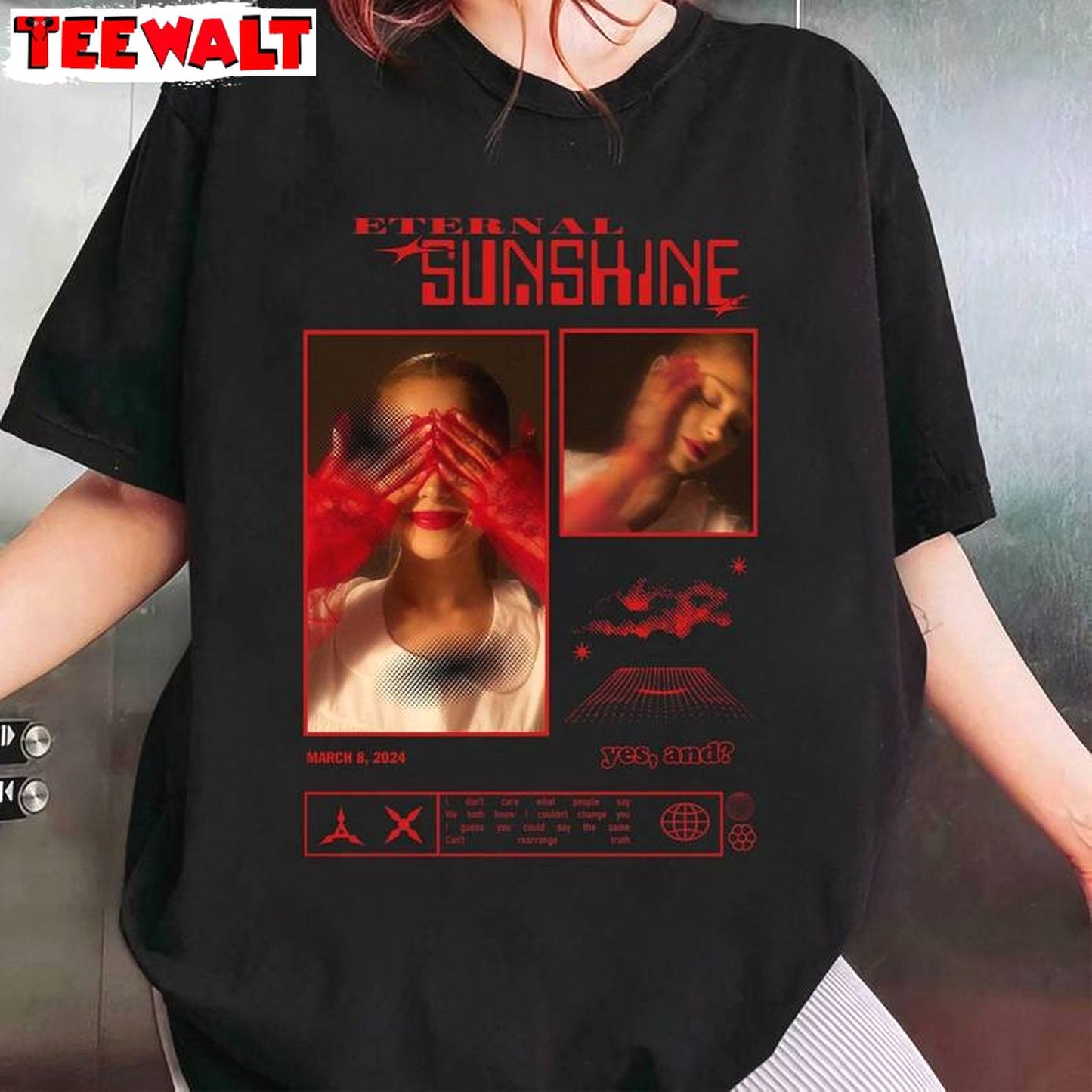 Fantastic Ariana Eternal Sunshine T Shirt, Cool Design Ariana Grande Shirt Long Sleeve