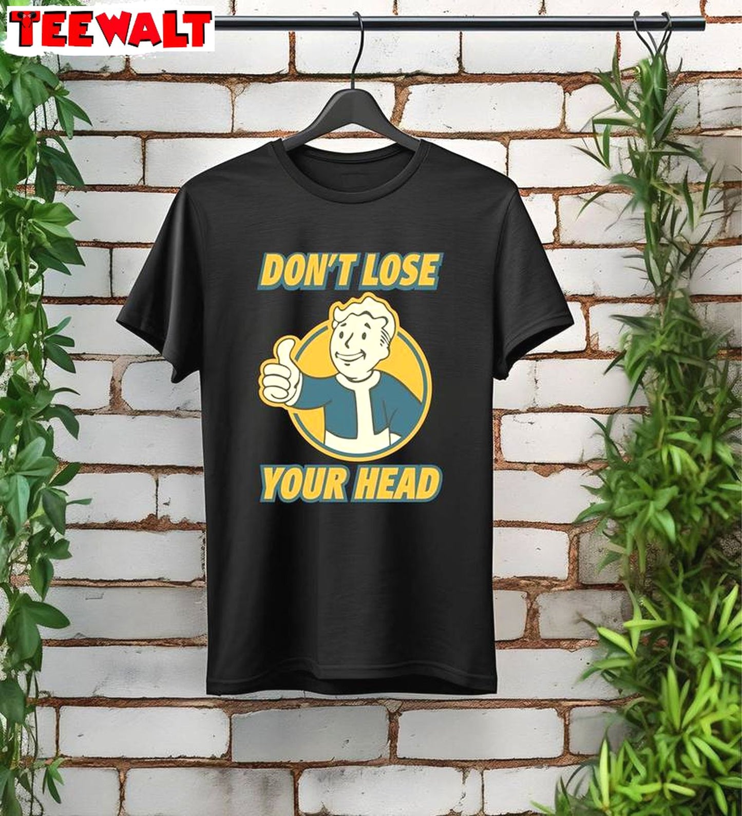 Don't Lose Your Head Shirt, Retro Gamer Long Sleeve Crewneck Sweatshirt