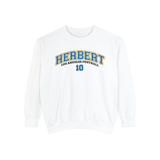 Justin Herbert Los Angeles Football Sweatshirt Chargers Fan Apparel