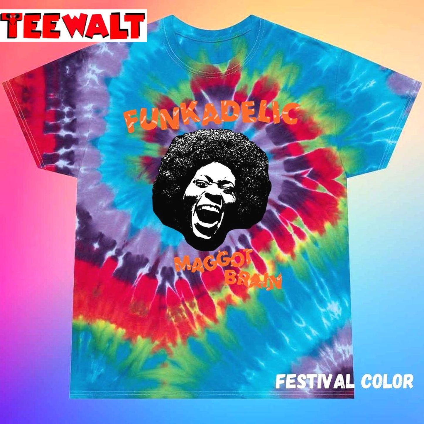 Funkadelic Maggot Brain Unisex Tie Dye Tee