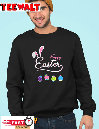 Happy Easter Bunny Eggs Hunting T-Shirt