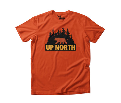 Up North Bear In The Woods Custom T-Shirts For All Sizes