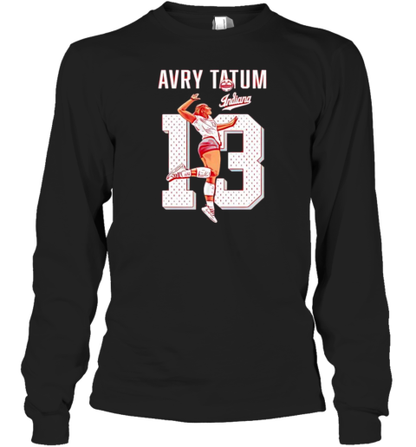 Avry Tatum Indiana Volleyball cartoon T-Shirt