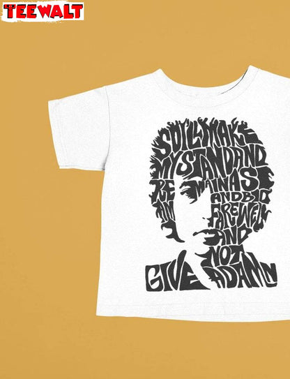 Bob Dylan Inspirational Shirt, Cool Design Crewneck Long Sleeve For Men Women