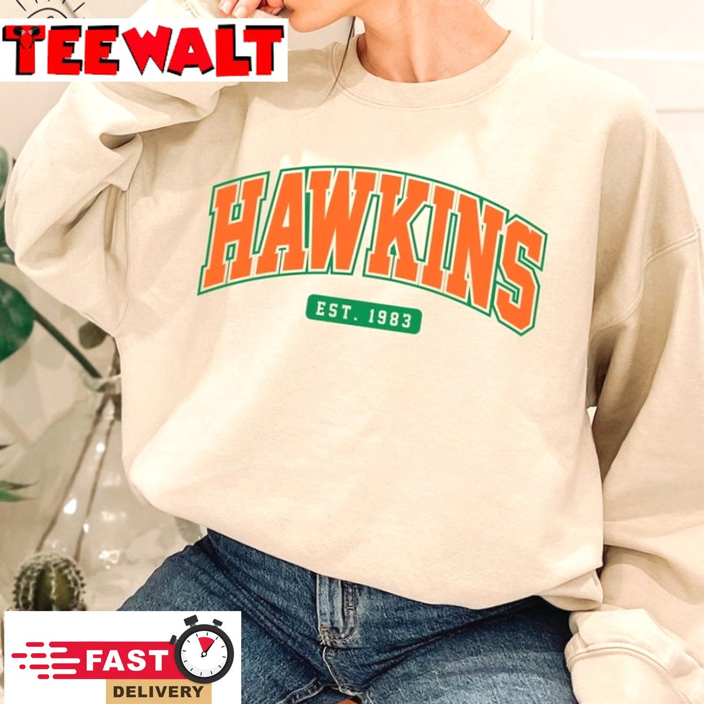 Hawkins Est 1983 T Shirt