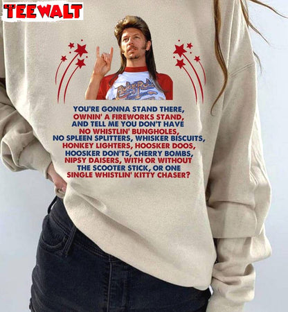 Trendy Independence Day Sweatshirt , New Rare Joe Dirt 4th Of July Shirt Long Sleeve