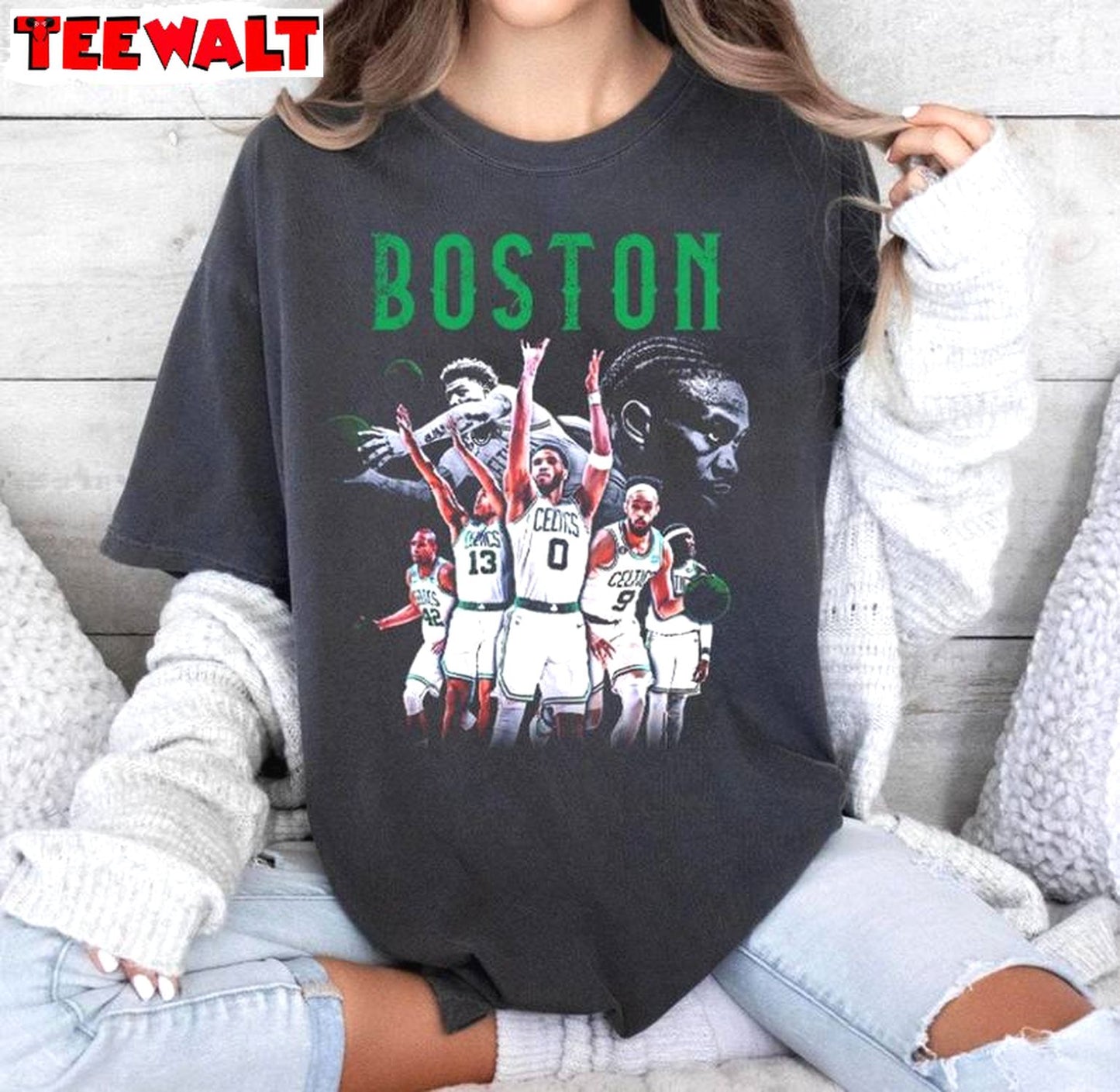 Basketball Comfort Unisex Hoodie, Limited Boston Celtics Shirt Crewneck