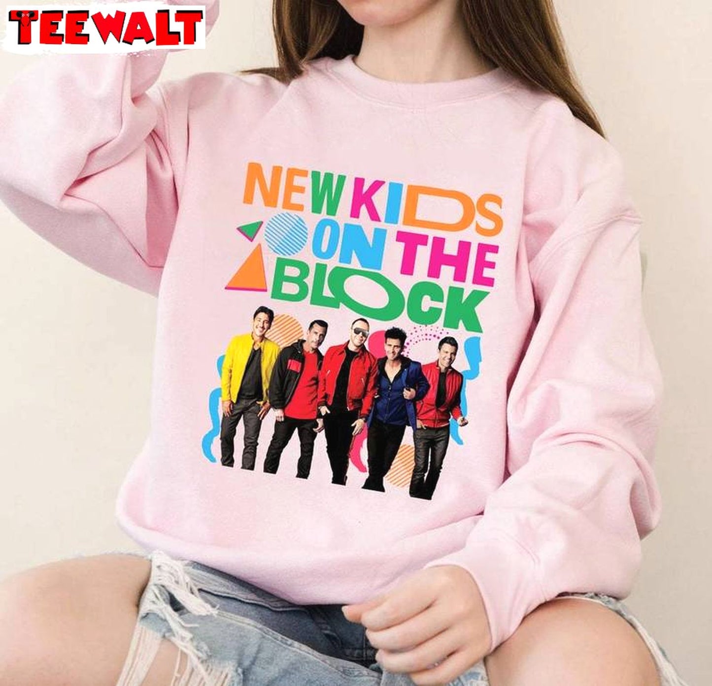 New Kids On The Block Cool Design Shirt, Must Have Short Sleeve Crewneck Gift For Fan