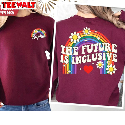 Awesome Trans Rights Unisex Hoodie, Must Have The Future Is Inclusive