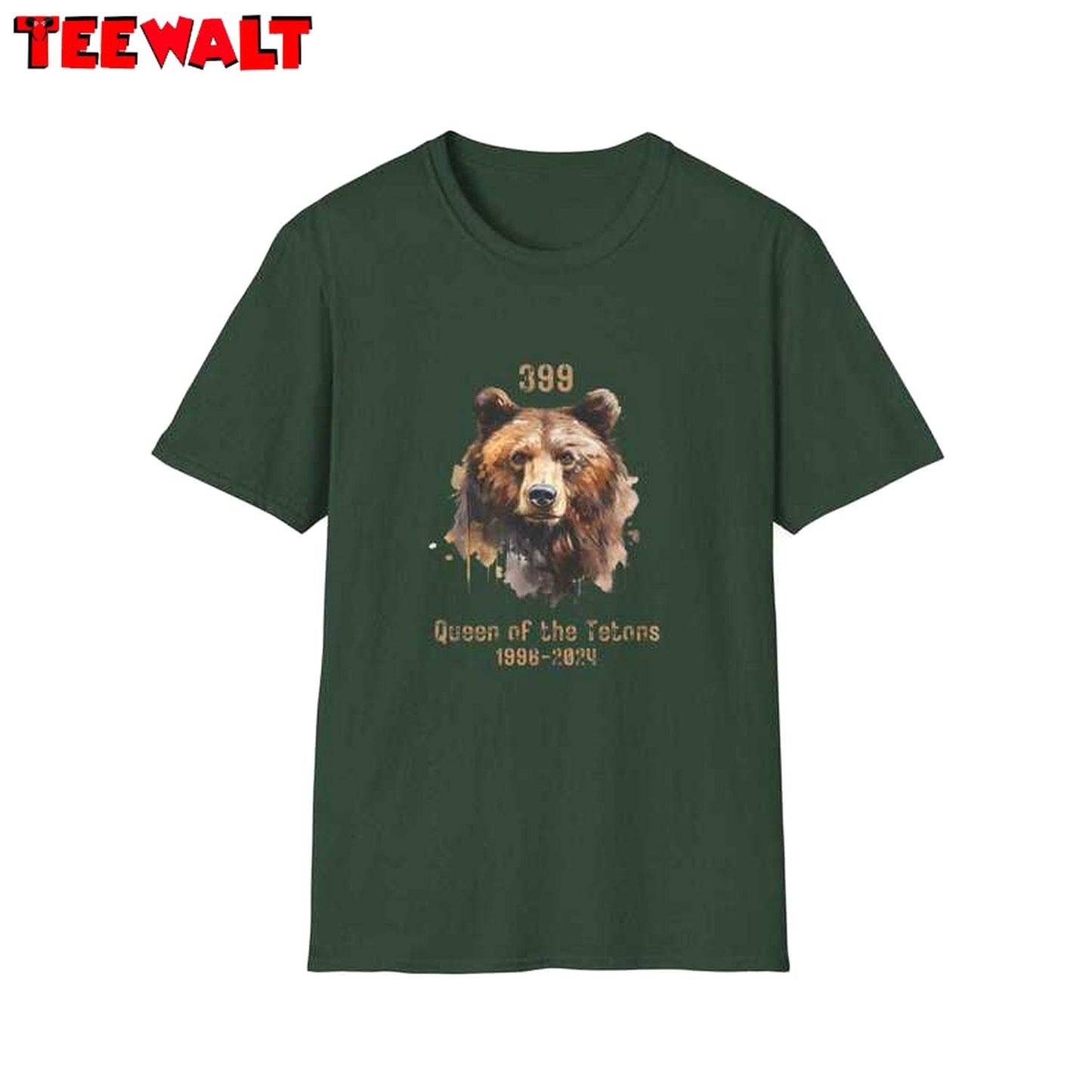 Teton 399 Shirt Wildlife Outdoor Shirt, Grizzly And Cub Bear Shirt