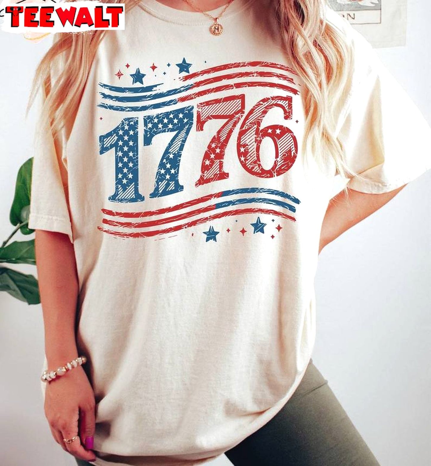 Stars And Stripes Sweatshirt , Must Have 1776 Americas Version Shirt Unisex Hoodie