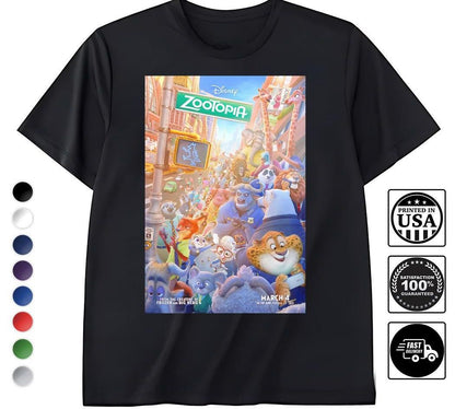 Zootopia 2 2025 poster shirt