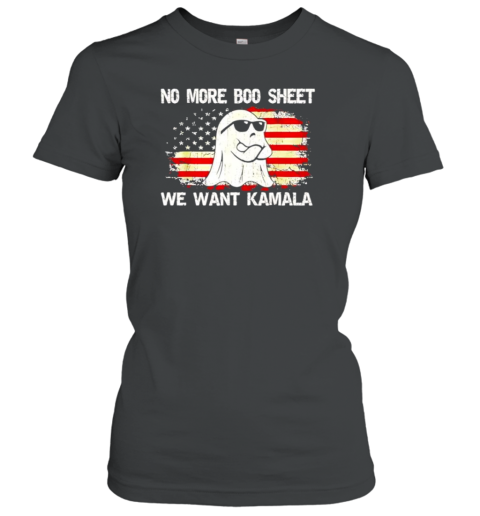 No more boo sheet we want Kamala Ghost Halloween T-Shirt