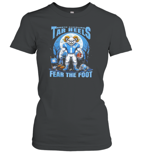 North Carolina Tar Heels Football Fear The Foot Halloween T-Shirt