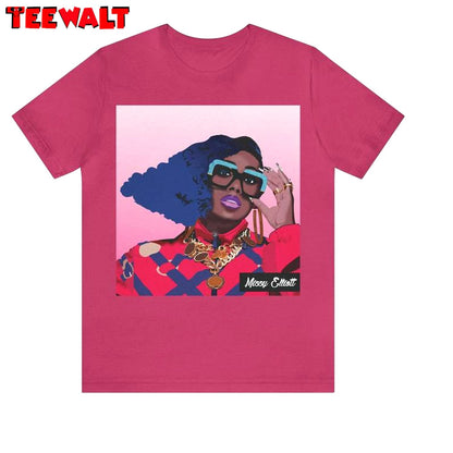 Hip Hop Concert Short Sleeve , Groovy Missy Elliott