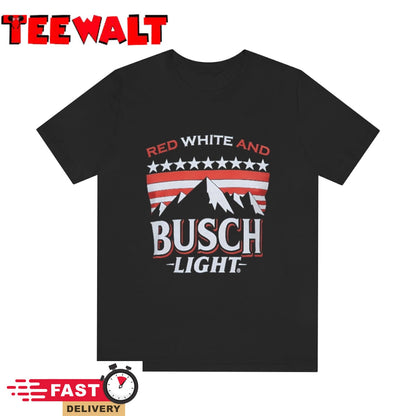 Red White And Busch Tee