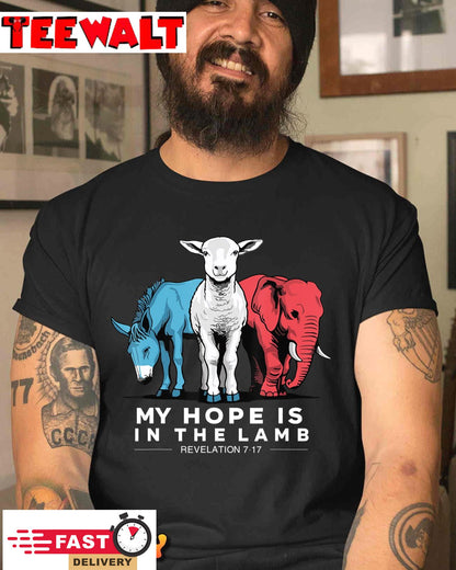 My Hope Is In The Lamb Christian God Jesus T-Shirt