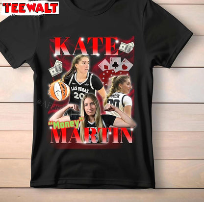 Kate Martin Comfort Shirt, Groovy Las Vegas Aces Unisex Hoodie Short Sleeve