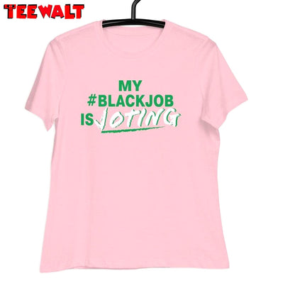 Colorful Voting Is My Black Job Shirt, Supporter Short Sleeve Crewneck