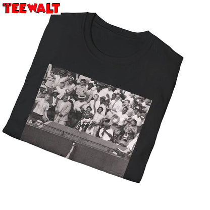 Willie Mays Inspirational Shirt, Trendy Juneteenth Crewneck Long Sleeve