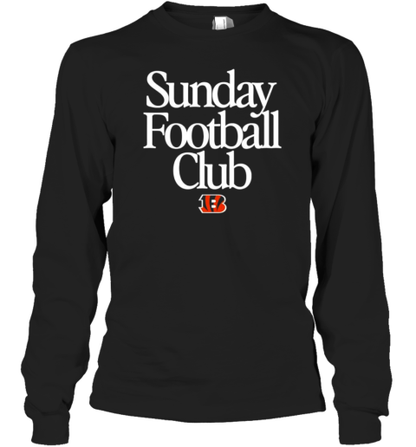 Discover the hottest Cincinnati Bengals Sunday Football Club T-Shirt